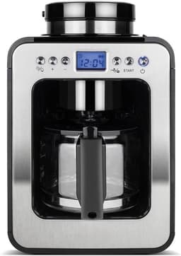 SNJY® Koffiemachine met Bonen - Volautomatische Koffiemachine - Espressomachine - 600 W - Zwart — thumbnail 1