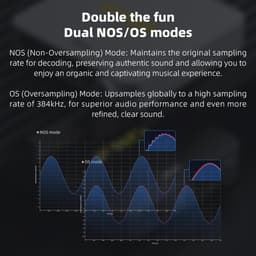 High-Fidelity R2R DAC en Hoofdtelefoonversterker met 1300mW Vermogen - Zilver — thumbnail 3
