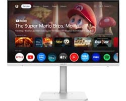 MSI Modern MD272UPSW - Smart 4K UHD Monitor - 60Hz - 27 Inch - Google TV - USB Type-C PD 65W - 4 Way Adjustable