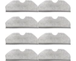 8 stuks Dweilpad - geschikt voor Narwal Freo X Plus robotstofzuiger - wasbare - herbruikbare - microvezel - vervangend onderdeel