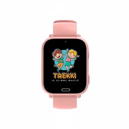 TREKKI® GPS Kinder Smartwatch Roze – Kindersmartwatch met Bellen & Videobellen – SOS Knop – GPS Tracker – Kinderhorloge — thumbnail 2