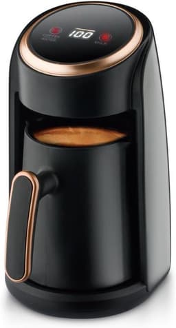 KZQ Koffiezetapparaat Met Automatische Uitschakeling BPA Vrij Tot Drie Kopjes Capaciteit Anti Overstroming Europese Stekker 110V Intelligente Kooktechnologie Zwart — thumbnail 1