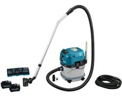 Makita VC004GLT21 Accu stofzuiger L-klasse + AWS-zender XGT 40V Max 5.0Ah