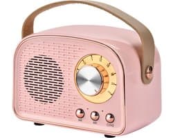 Draagbare desktop subwoofer retro Bluetooth-luidspreker - Lichtgroen