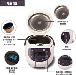MMP® Multicooker - Multicookers - Zwart - 32cm x 23cm x 22cm — thumbnail 5