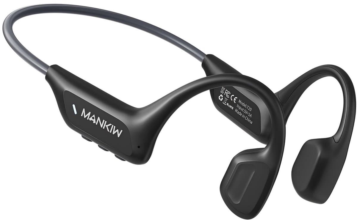 MANKIW Bone-Conduction Koptelefoon – Draadloze Bluetooth 6.0 – Stabiele Verbinding – Professionele IP68 – Lange Batterijduur – Licht & Comfortabel – Voor Sport, Fitness en Dagelijks Gebruik — afbeelding 1
