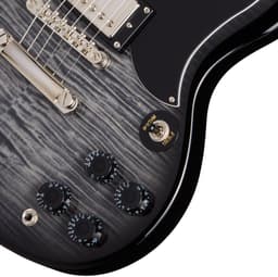 Epiphone SG Tribute Plus Ebony Burst - Double Cut modellen — thumbnail 5