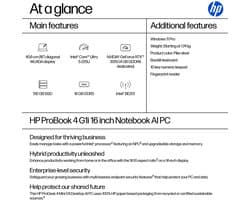 HP ProBook 4 G1i AI PC - Laptop - 16 inch - WUXGA - Intel Core Ultra 5 225U - 16GB DDR5 - 512GB SSD - Wi‑Fi 7 - Windows 11 Pro - Zilver
