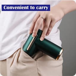 massage gun- massage apparaat- massagegun- Deep Tissue Massage Gun - Draagbare elektrische spiermassager - Massager met hoge intensiteit - Pijnverlichting - Wordt geleverd met 4 accessoires - Ondersteunt LCD-scherm en meerdere instellingen (grijs) — thumbnail 5