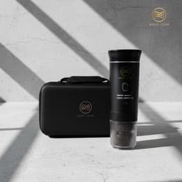 Nova Loom - Draagbaar Espressomachine Pro inclusief Travelbag en houder voor auto, thuis en camping - Multifunctionele 3-in-1 draagbare elektrische reiskoffieapparaat - Capsule, cups en Poeder - Zwart - draadloos - makkelijk oplaadbaar — thumbnail 3