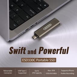 Snelle Externe SSD 2TB USB-C 10 Gbit/s – Draagbare Mini Opslag — thumbnail 4
