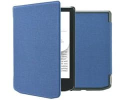 Ereader Hoes - Geschikt voor Pocketbook Verse/Pocketbook Verse Pro/Pocketbook Verse Pro Color/Vivlio Light/Vivlio Light HD - Donkerblauw