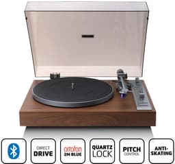 Lenco Platenspeler met Bluetooth - Direct drive - Ortofon 2M Blue cartridge - LBT-515WD - Hout — thumbnail 4
