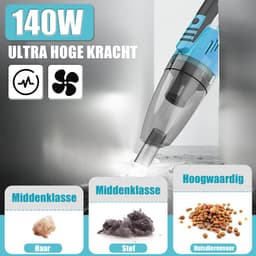 Handstofzuiger, 4-in-1 draadloze autostofzuiger, mini-stofzuiger met borstelloze motor, oplaadbare draagbare luchtblazer voor thuis, auto, kantoor en huisdierenharen — thumbnail 7
