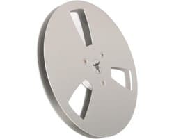 Jhubers Goods - Lege Opname Reel Universeel Geschikt voor Audio Tape - 7 Inch 1/4 Lege Reel - Universeel Compatibel met Opnameapparatuur - Aluminium - Herbruikbaar - Zilverkleurig - Opname Reel voor Bandopnames