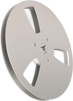 Jhubers Goods - Lege Opname Reel Universeel Geschikt voor Audio Tape - 7 Inch 1/4 Lege Reel - Universeel Compatibel met Opnameapparatuur - Aluminium - Herbruikbaar - Zilverkleurig - Opname Reel voor Bandopnames — thumbnail 1