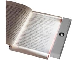 Leeslamp met plat paneel, LED-leeslamp voor bed, leeslamp voor boeken, leeslamp ter bescherming van de ogen, leeslamp, leeslamp, leesnachtlampje (wit)