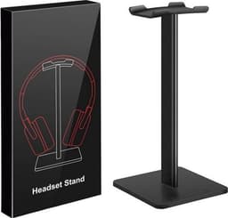 Koptelefoon Standaard Universeel - Headset Stand - Hoofdtelefoonhouder - Zwart — thumbnail 1