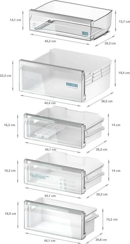 Siemens iQ300 KI96NVFD0 koel-vriescombinatie Ingebouwd 290 l — thumbnail 8