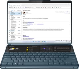 Lenovo Yoga Book 9 13IRU8 Intel® Core™ i7 i7-1355U Hybride (2-in-1) 33,8 cm (13.3") Touchscreen 2.8K 16 GB LPDDR5x-SDRAM 1 TB SSD Wi-Fi 6E (802.11ax) Windows 11 Home Engels Blauwgroen — thumbnail 4