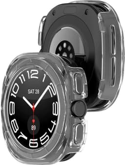 Hard Plastic Hoesje Geschikt voor de Samsung Galaxy Watch Ultra 47 MM - Sterk Materiaal - Transparant — thumbnail 2