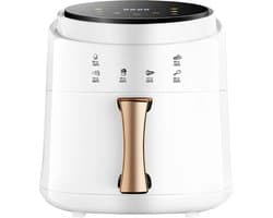 Jemaison® Airfryer 8 liter - Touchscreen - Heteluchtfriteuse - Bakken zonder olie - Airfryers - Airfryer xxl - Wit - 33x33x31 cm