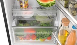 Bosch KGN39VXCT - Serie 4 - Koelkast - Koel-vriescombinatie - Zwart - Total No Frost nooit meer je vriezer ontdooien - VitaFresh houd etenswaren langer vers met extra ruime vershoudlades - Led verlichting - Energielabel C — thumbnail 10