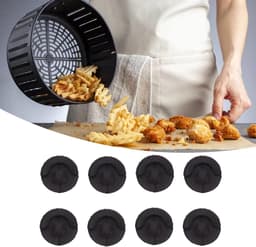 Air Fryer Silico Bumpers Geschikt voor AF100 AF161 Air Fryer Crisper Plate, 8 Stuks Air Fryer Vervangende Rubberen Tips Air Fryer Vervangende Onderdelen — thumbnail 6