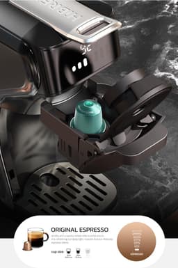 Hibrew Capsule Koffiemachine 5-In-1 Voor Koffiecapsules H1B-Zwart — thumbnail 5
