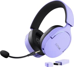 Trust GXT 491P Fayzo - Gaming Headset - Draadloos - 7.1 Surround Sound - Over-ear - Paars — thumbnail 1
