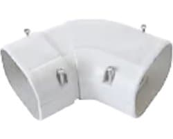 Evolar Airco Verticale Verstelbare Bocht - Wit - 75x63 MM - 45°~90°