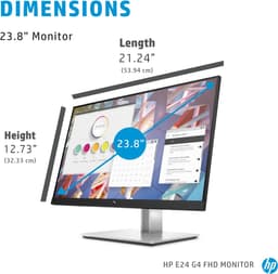 HP E-Series E24 G4 FHD-monitor — thumbnail 2
