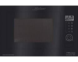 Kaiser magnetron EM 2510, multifunctionele magnetron (kwartsgrill, ontdooien, 12 automatische programma's - 21 bedieningsfuncties), 25.00 l, inbouwmagnetron, zwart glas, 25L, convectie, grill, 21 functies