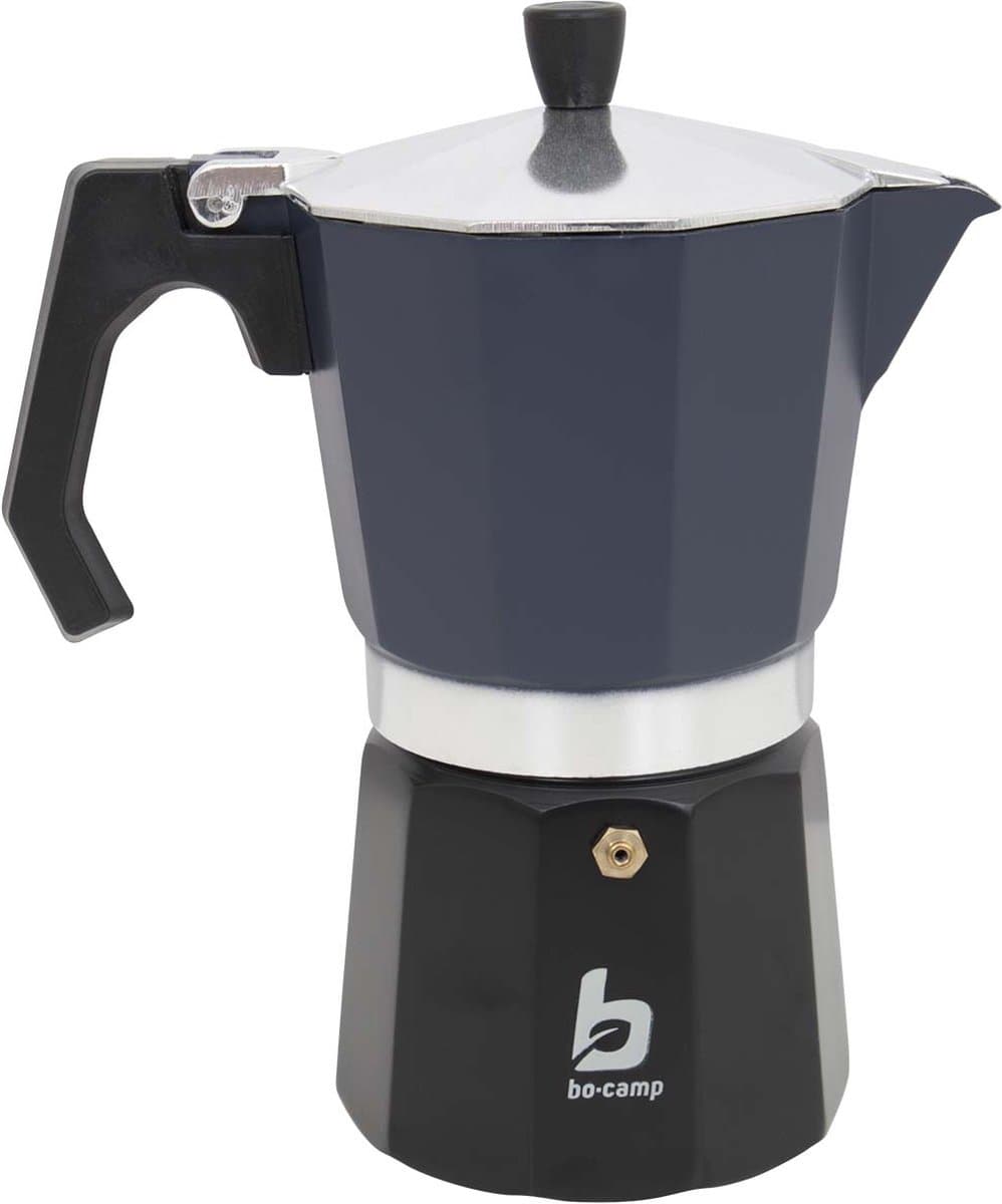 Bo-Camp - Industrial - Percolator - Hudson - Aluminium - Blauw - 9 Kopjes — afbeelding 1