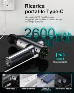 Massage gun - Massage apparaat - Professioneel - Massagegun - Must have voor iedereen! — thumbnail 2