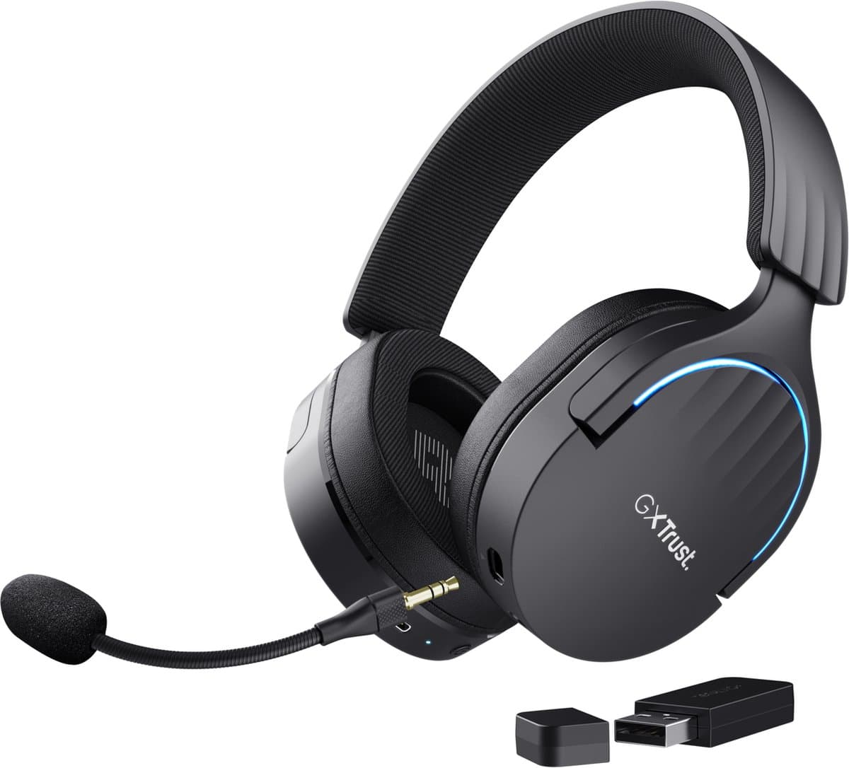 Trust GXT 491 Fayzo - Draadloze Gaming Headset voor PS5 - PC - 7.1 Surround - USB Dongel & Bluetooth — afbeelding 1