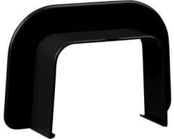 Evolar Airco Plafond-/Wandeinstuk - Zwart - 90 x 65 MM