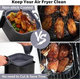 Airfryer siliconen rond mandje – Heteluchtfriteuse siliconen bakvormen - Airfryer accesoires – Heteluchtfriteuse siliconen bakvormen – Airfryer accessoires — thumbnail 4