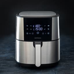 Gastronoma Heteluchtfriteuse - Airfryer 8L - Inclusief Accessoires - 18290007 - RVS/Zwart — thumbnail 6