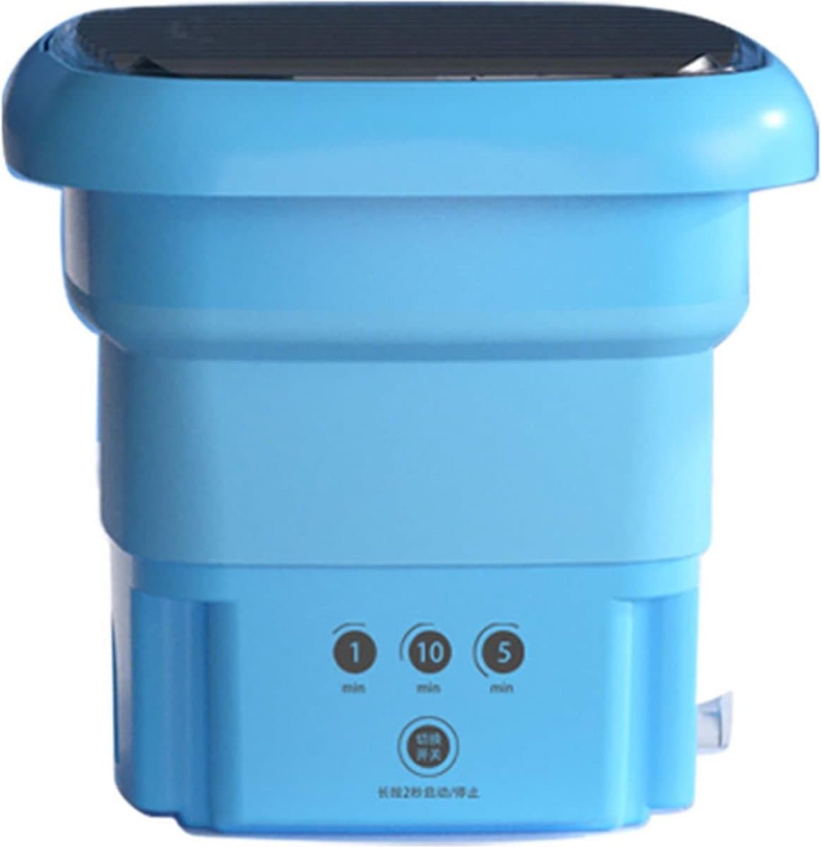 Opvouwbare mini-wasmachine imiteert handwrijving - Geïntegreerde draagbare wasmachine voor ondergoed (blauw) met gezondheidsgarantie — afbeelding 1