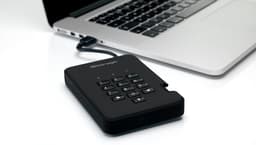 iStorage diskAshur 2 - externe harde schijf - 5000 GB - Cijfercode - Zwart — thumbnail 3