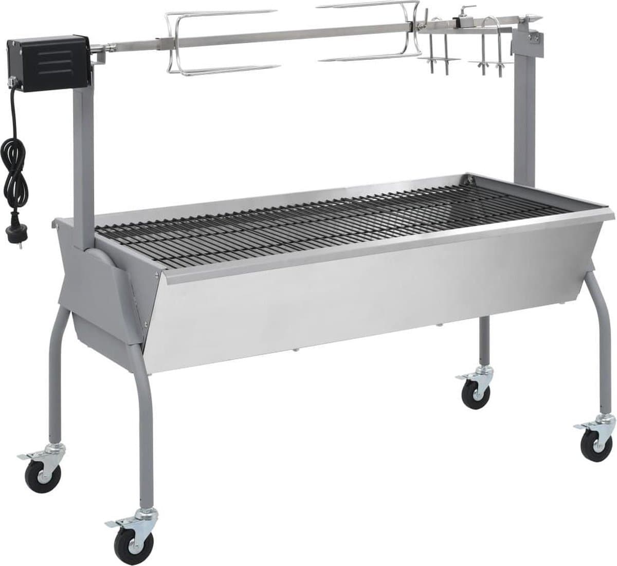 vidaXL Draaispit barbecue met elektrische motor — afbeelding 1