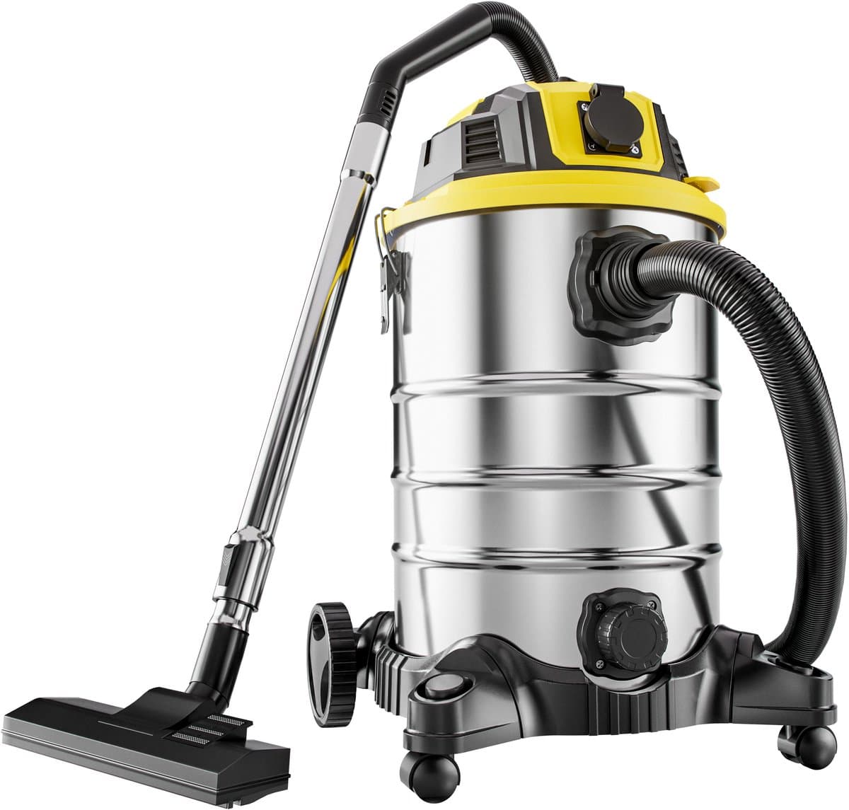 Monzana Stofzuiger Nat en Droog - 2200W Bewegingsradius 9M 30L - Zilver — afbeelding 1