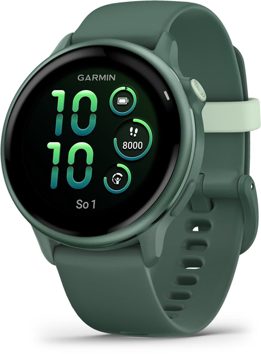 Garmin Vivoactive 6 - Smartwatch - Sporthorloge- Health - Fitness - 42 mm - Groen — afbeelding 1