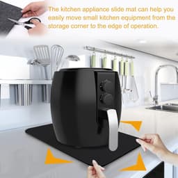 Hittebestendige mat voor Airfryer - Bescherming Frituurpan - 4 Stuks - aanrechtbladbeschermers - koffiezetapparaatmat - Ovenbeschermingsmat - 43*30CM - Vilt — thumbnail 4