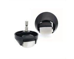 17 Parts – 2-Pack Voorwielen voor iRobot Roomba – Compatibel met Series 500, 600, 700, 800 & 900 – Vervangende Caster Wheels voor Robotstofzuigers – Duurzaam & Eenvoudig te Monteren