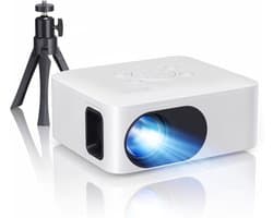 Zavira® Mini beamer - Projector - Scherm - Wit - 1080P Full HD