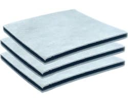 Fixem® - Geschikt voor Philips Stofzuigers - Stofzuigerfilter - Microfilter - Motorfilter - Vierkant filter - 3 STUKS