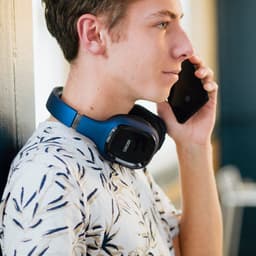 Grixx Bluetooth Koptelefoon On-Ear – Draadloos & Bedraad – Microfoon – 10 uur batterij – Lichtgewicht (150g) – Blauw — thumbnail 9