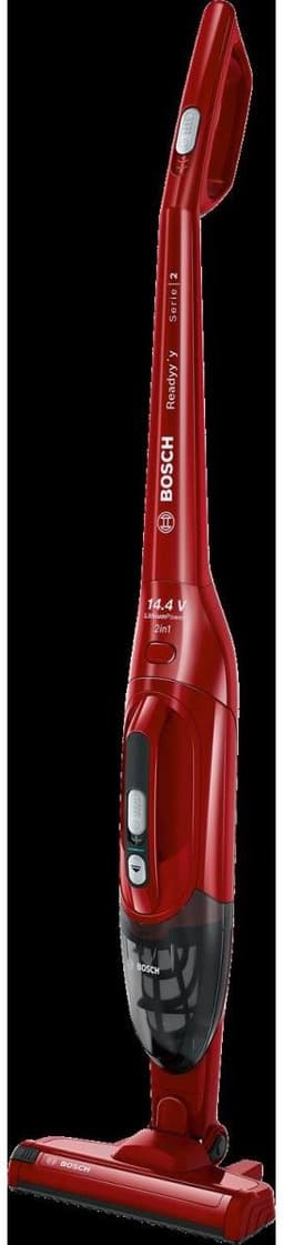 Bosch 2-in-1 snoerloze stofzuiger BBHF214R, 14,4 V, 400 ml, werktijd tot 35 min, rode kleur — thumbnail 2